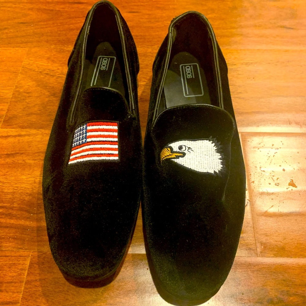 Men’s Patriotic Loafers Worn 1 time only!